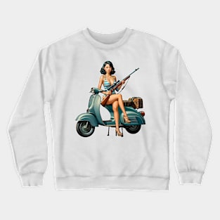 Scooter Girl Crewneck Sweatshirt